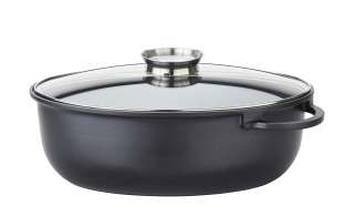Meisterkoch Bräter oval, 3-teilig ¦ schwarz ¦ Aluminium-Guss ¦ Maße (cm): B: 25 Töpfe & Pfannen & Zubehör > Töpfe > Bräter - Höffner