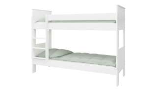 Etagenbett mit gerader Leiter  Juna ¦ weiß ¦ Maße (cm): B: 208 H: 157,8 T: 84,3 Kindermöbel > Kinderbetten - Höffner