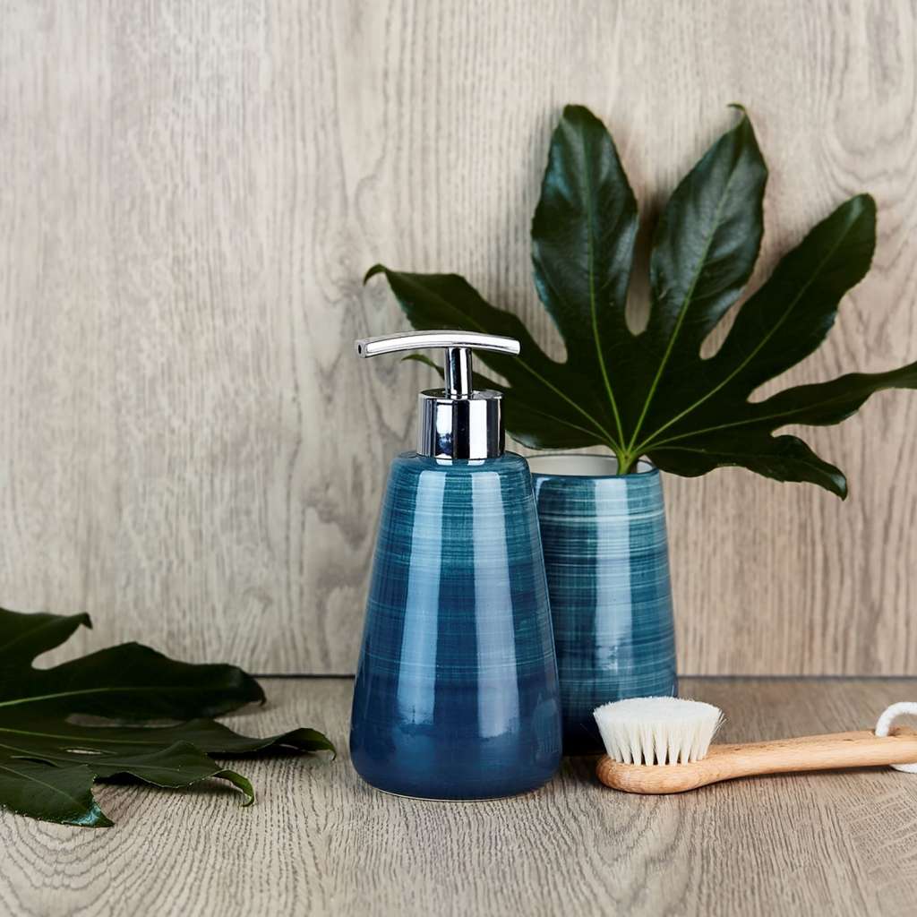 home24 Bad-Accessoires-Set Pottery (3-teilig)