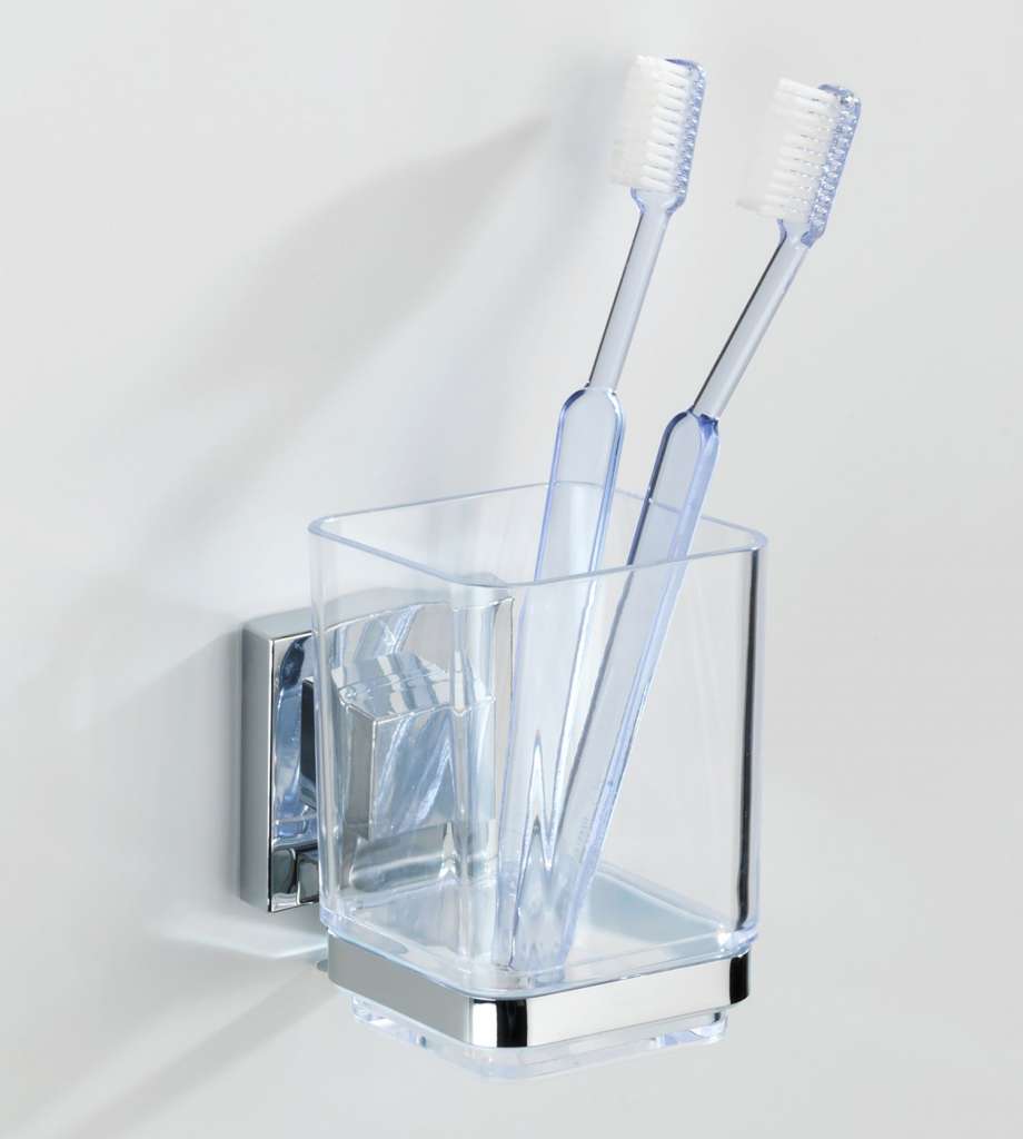 home24 Zahnputzbecher Vacuum-Loc Quadro