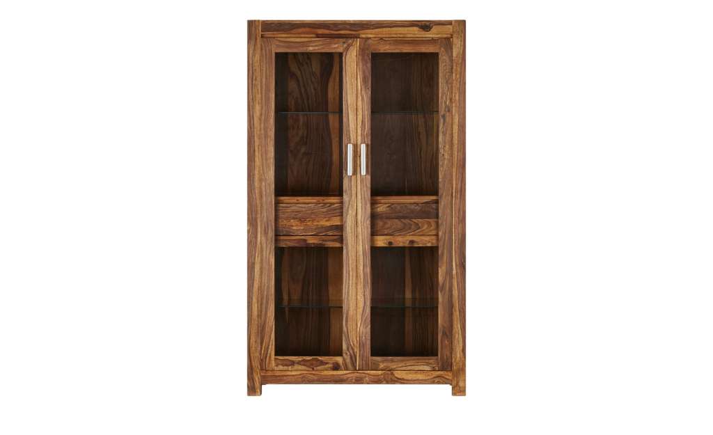 Vitrine  Amarillo ¦ holzfarben ¦ Maße (cm): B: 110 H: 190 T: 40 Kommoden & Sideboards > Vitrinen - Höffner