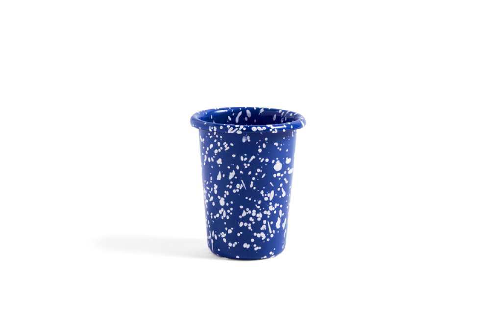 HAY - Enamel Becher - blue - indoor