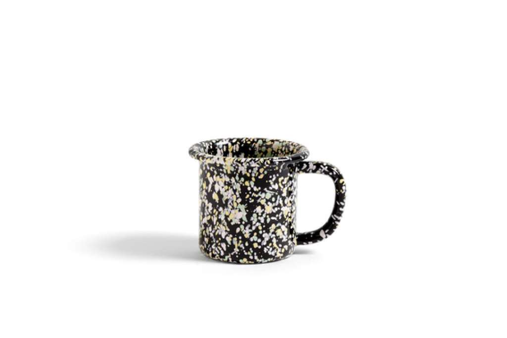 HAY - Enamel Tasse - black - indoor