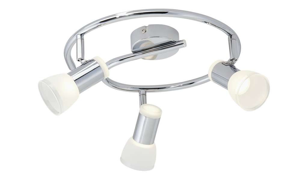 KHG LED-Deckenstraher, 3-flammig, chrom ¦ silber ¦ Maße (cm): H: 13 Ø: [30.0] Lampen & Leuchten > LED-Leuchten > LED-Strahler & Spots - Höffner