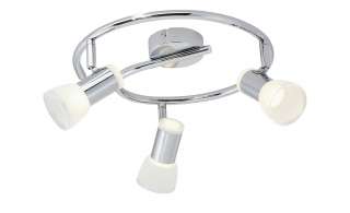 KHG LED-Deckenstraher, 3-flammig, chrom ¦ silber ¦ Maße (cm): H: 13 Ø: [30.0] Lampen & Leuchten > LED-Leuchten > LED-Strahler & Spots - Höffner