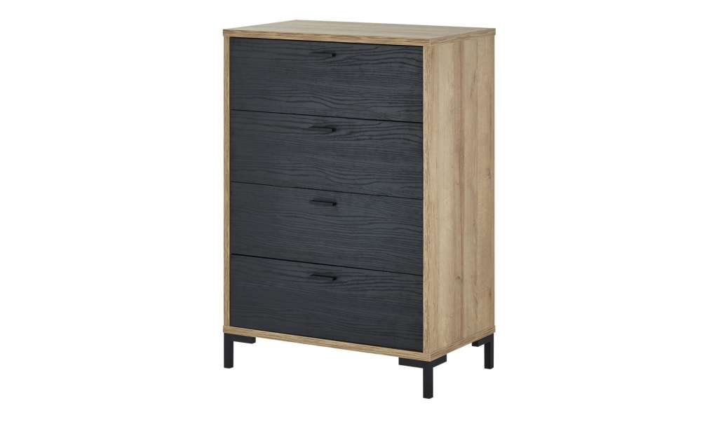 Highboard  Oakhill ¦ schwarz ¦ Maße (cm): B: 80 H: 115 T: 45 Kommoden & Sideboards > Highboards - Höffner