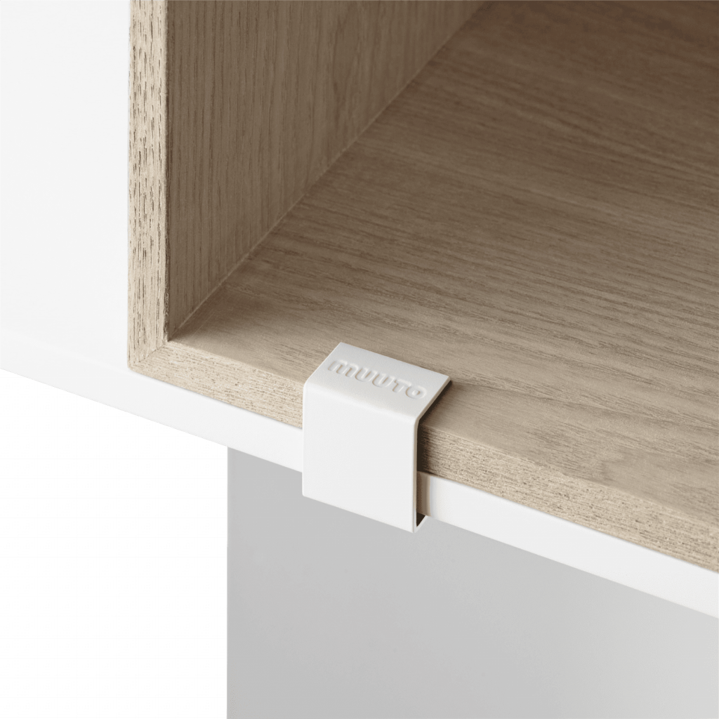 Muuto - Mini Stacked Clips 2.0 - weiß - indoor
