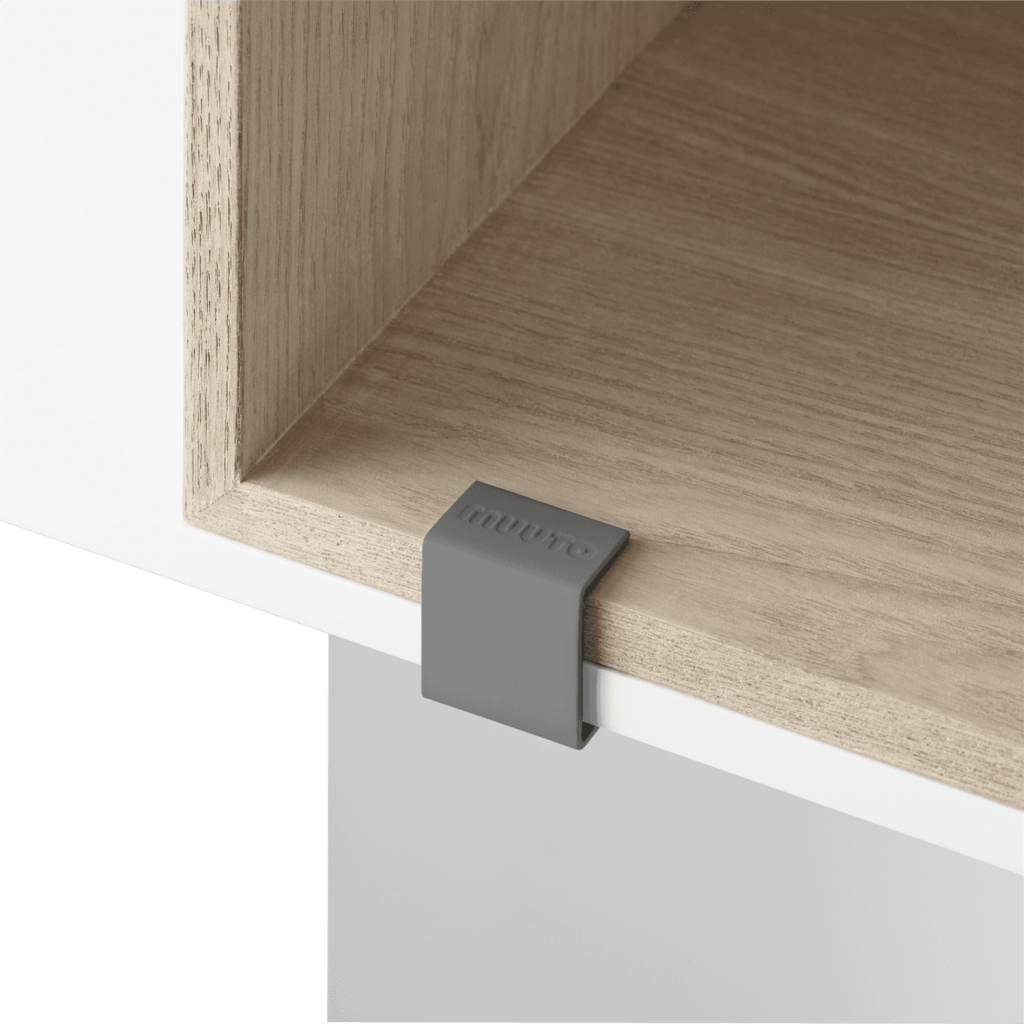 Muuto - Mini Stacked Clips 2.0 - grau - indoor