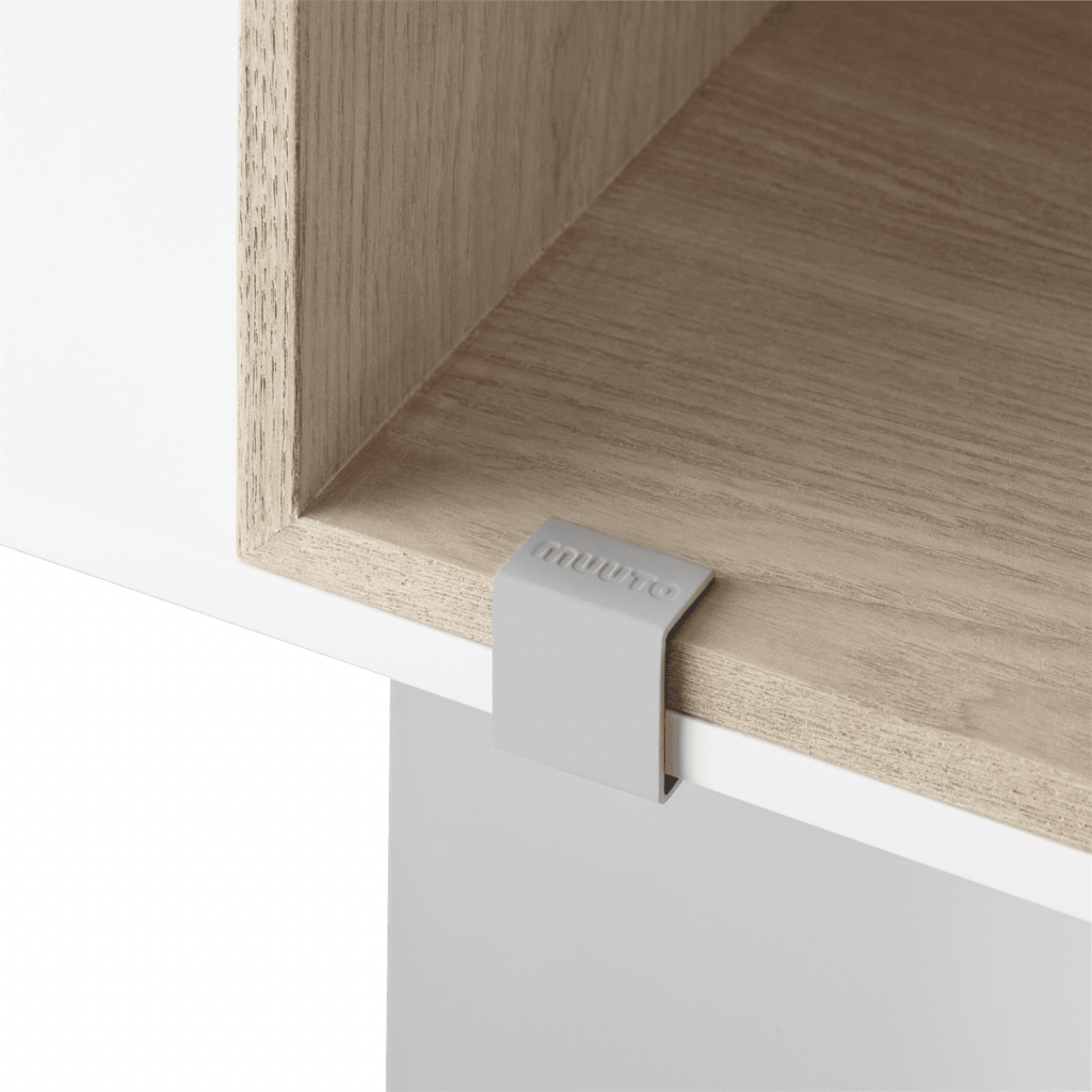 Muuto - Mini Stacked Clips 2.0 - hellgrau - indoor
