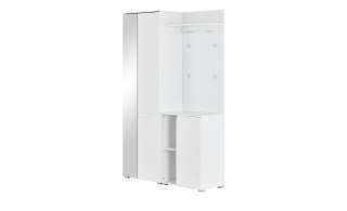Kompaktgarderobe  Solms ¦ weiß ¦ Maße (cm): B: 120 H: 198 T: 40 Garderoben & Kleiderstangen > Garderoben - Höffner