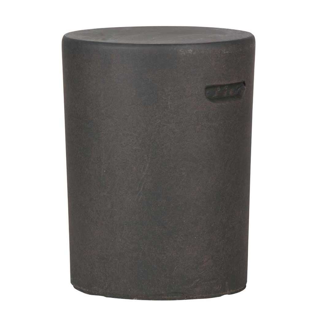 Beistelltisch Set aus Tonfaser Dunkelbraun (2-teilig)