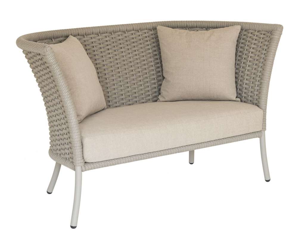 Alexander Rose - Cordial Sofa, Lehne gerade - beige - anthracite - outdoor