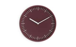Normann Copenhagen - Day Wanduhr - dunkelrot - indoor