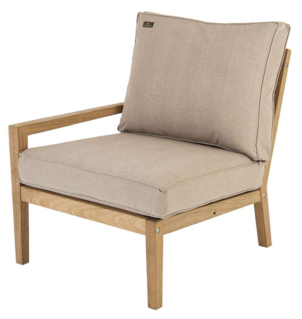Alexander Rose - Roble Loungesofa linkes Endelement - Oatmeal - outdoor