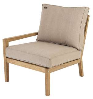 Alexander Rose - Roble Loungesofa linkes Endelement - Oatmeal - outdoor