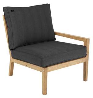Alexander Rose - Roble Loungesofa rechtes Endelement - Charcoal - outdoor