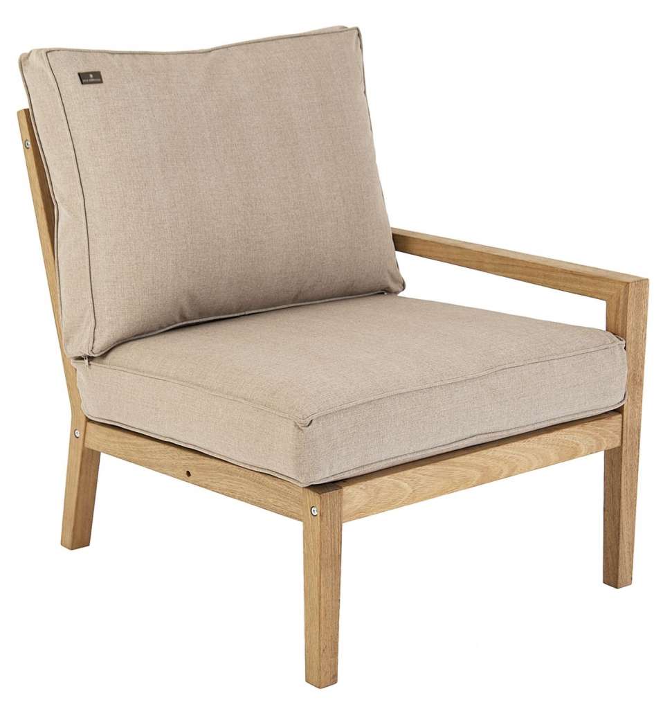 Alexander Rose - Roble Loungesofa rechtes Endelement - Oatmeal - outdoor