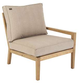 Alexander Rose - Roble Loungesofa rechtes Endelement - Oatmeal - outdoor