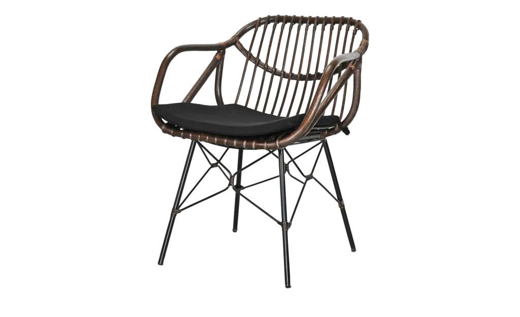 Rattanstuhl  Rondo ¦ holzfarben ¦ Maße (cm): B: 64 H: 84 T: 64 Stühle > Freischwinger - Höffner