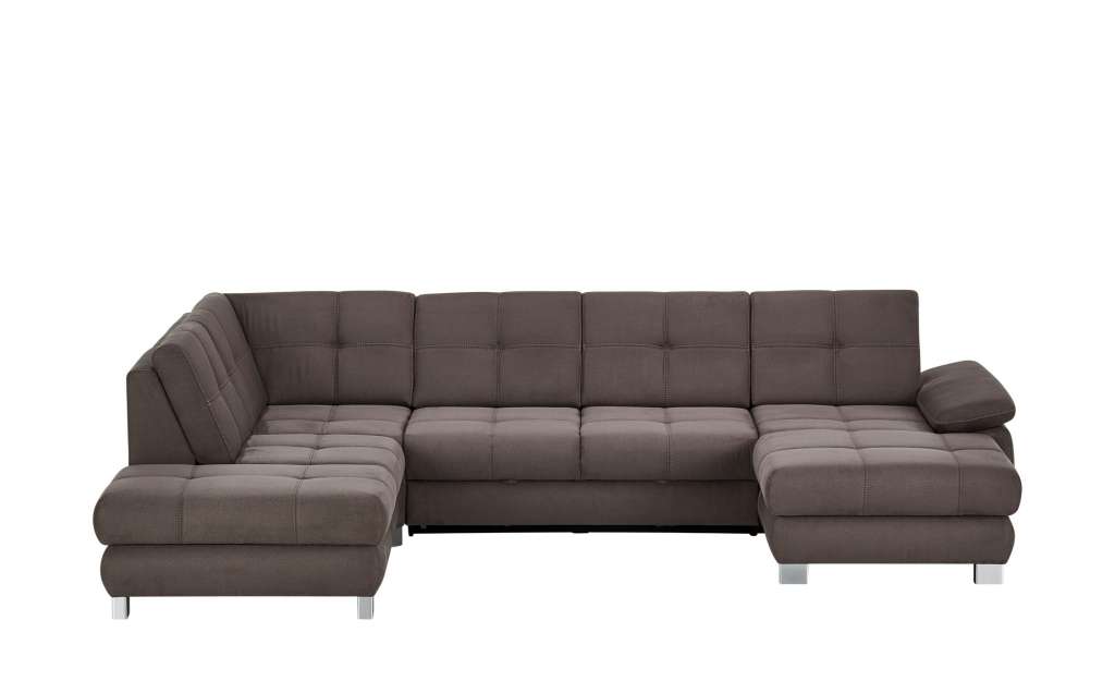 Wohnlandschaft  Cosima ¦ braun ¦ Maße (cm): B: 318 H: 86 T: 190 Polstermöbel > Sofas > Schlafsofas - Höffner