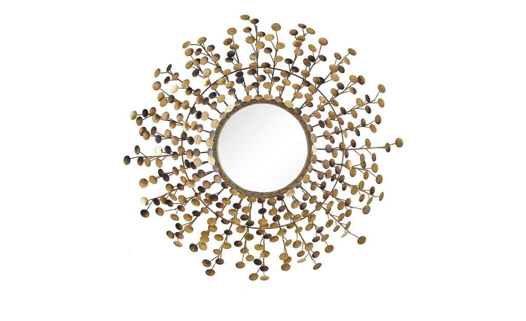 Wandspiegel ¦ gold ¦ Maße (cm): T: 7,5 Ø: [70.0] Dekoration > Spiegel - Höffner