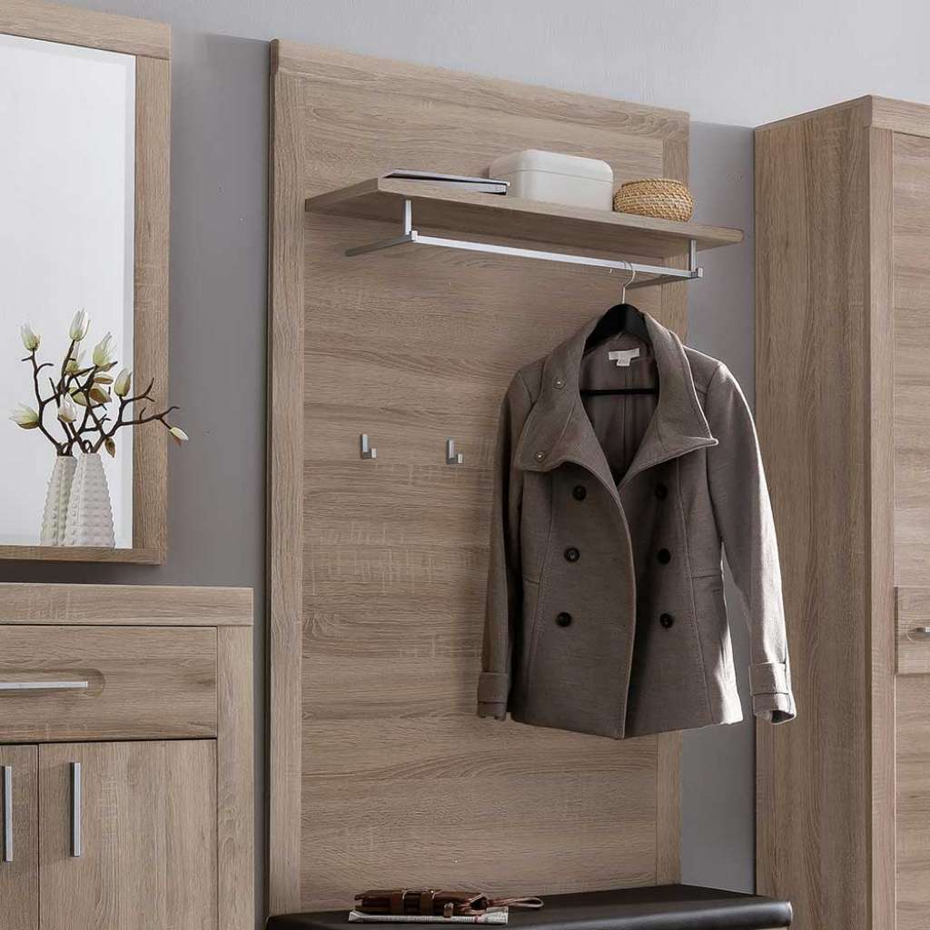 Hängegarderobe in Sonoma Eiche 90 cm breit