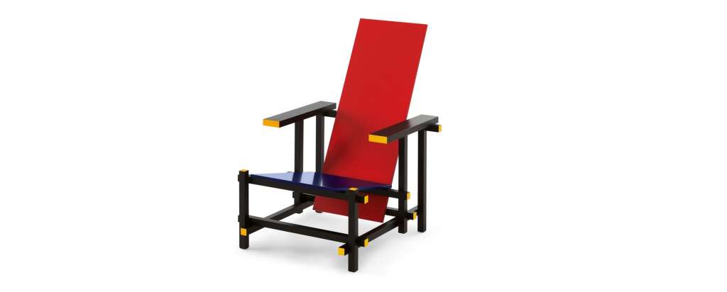 Cassina - Red and Blue Stuhl - classic - indoor