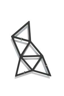 Flora - Pyramid Wandspalier - 60 - schwarz - outdoor