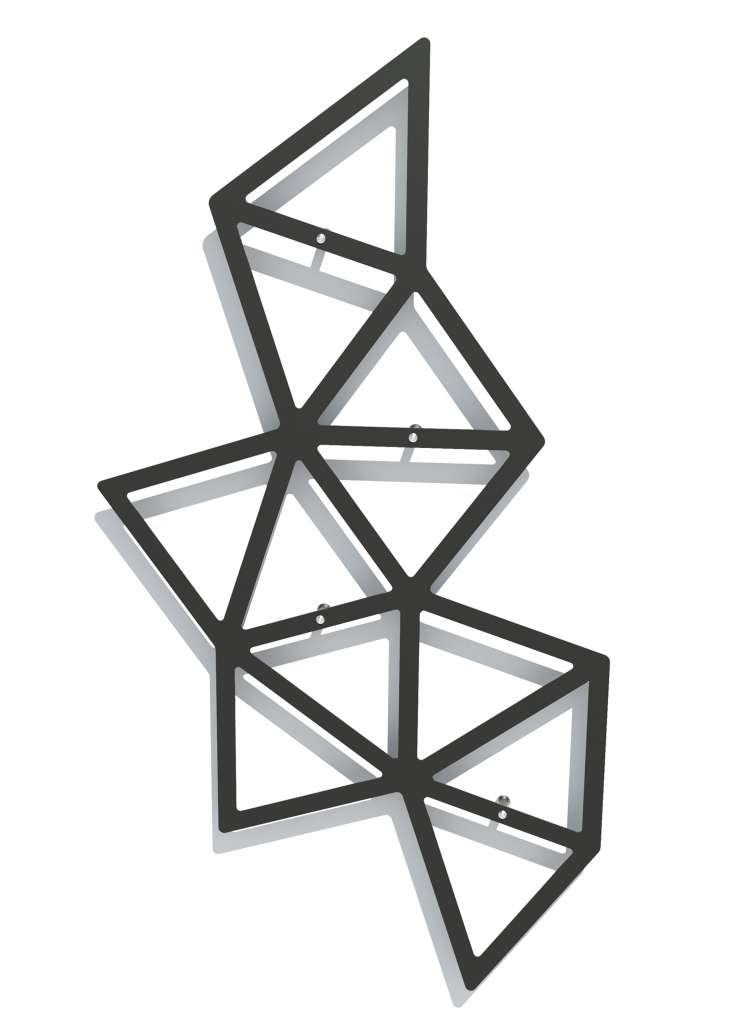 Flora - Pyramid Wandspalier - 90 - schwarz - outdoor