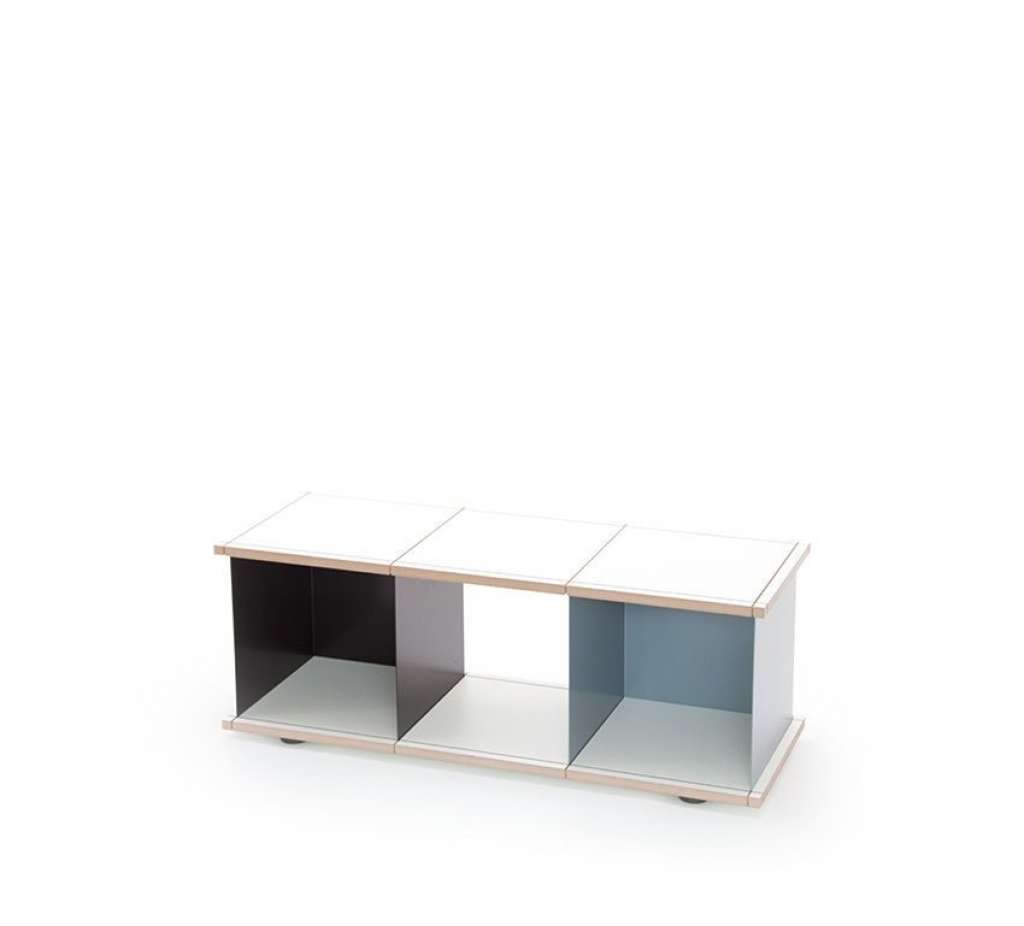 Konstantin Slawinski - YU Regal - 3x1 -  schwarz, grau - indoor