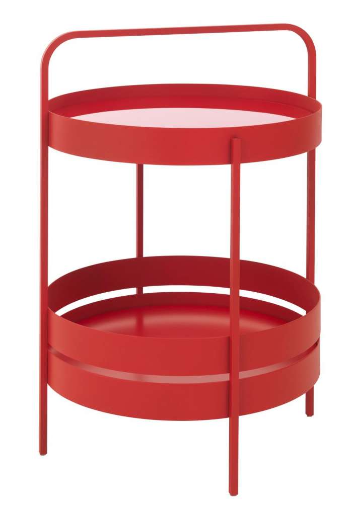 Schönbuch - Albert Beistelltisch - tomatenrot - indoor