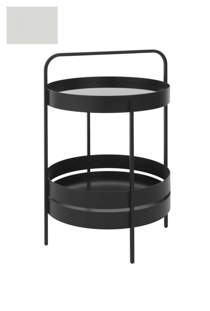 Schönbuch - Albert Beistelltisch - grau-weiß - indoor