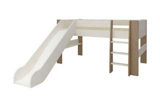 Spielbett mit Rutsche  Malte ¦ weiß ¦ Maße (cm): B: 206 H: 113,1 T: 254 Kindermöbel > Kinderbetten - Höffner