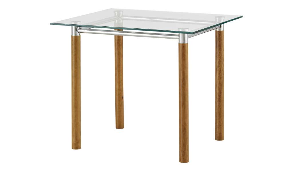 Beistelltisch  Amalia ¦ transparent/klar ¦ Maße (cm): B: 50 H: 51 T: 50 Tische > Beistelltische > Beistelltische ohne Rollen - Höffner