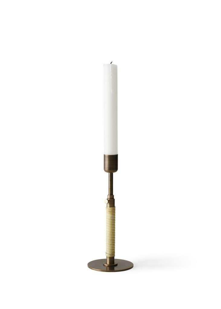 Menu - Duca Kerzenhalter - bronziertes Messing - indoor