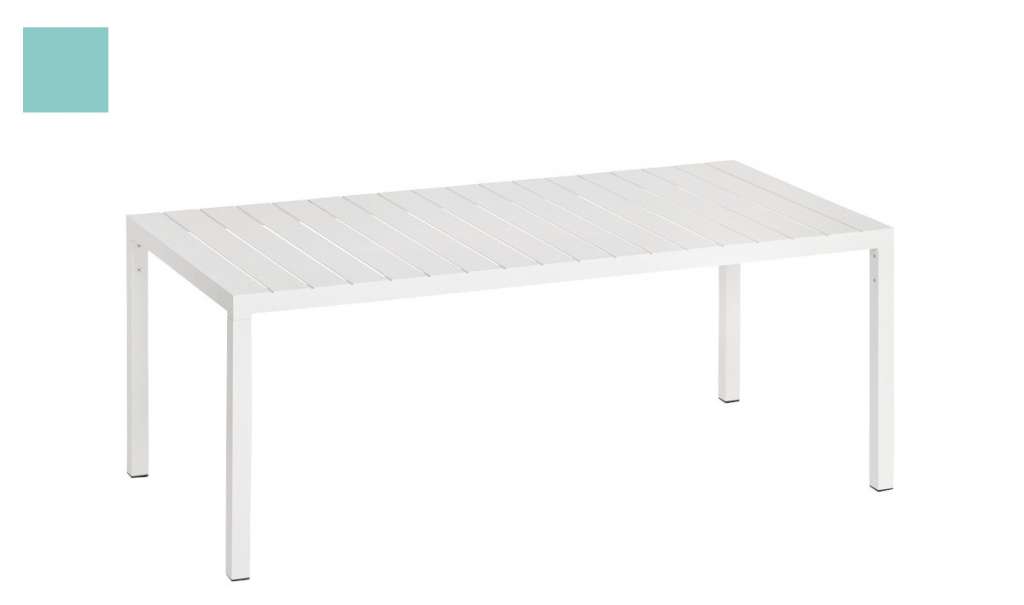 Weishäupl - Flow Tisch - 200 cm - pastellblau - outdoor