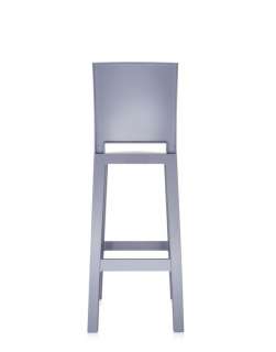 Kartell - One More mit ovaler Rückenlehne - lavendel - Sitzhöhe 75 cm - indoor