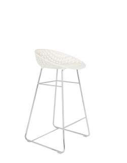 Kartell - Smatrik Barhocker - weiß - indoor