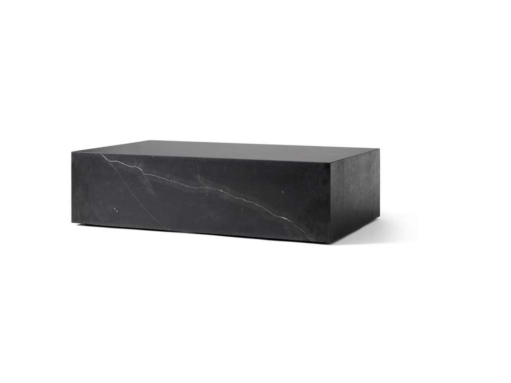 Menu - Plinth Tisch - Black Marble - low - indoor