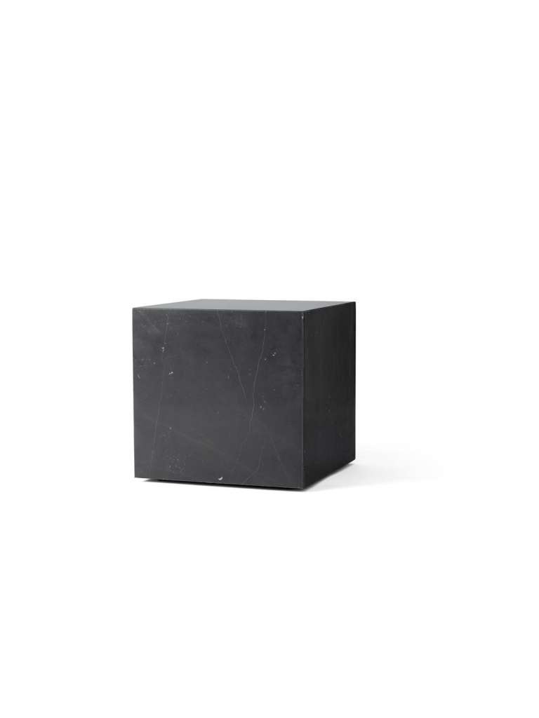 Menu - Plinth Tisch - Black Marble - cubic - indoor
