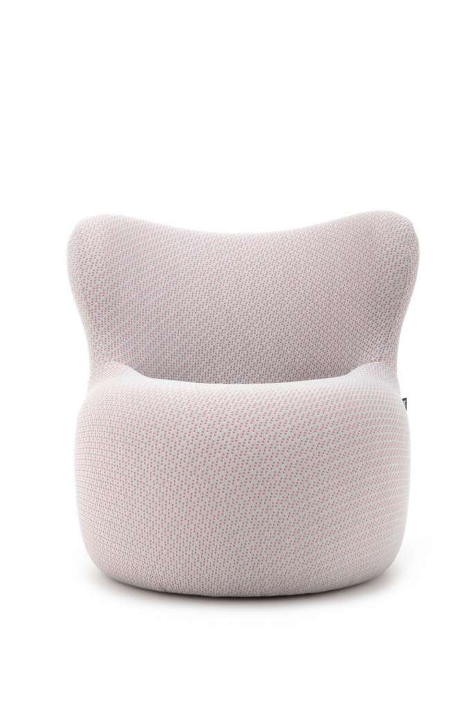 Freistil Rolf Benz - Freistil 173 Strick Sessel - Erdbeerrot - indoor