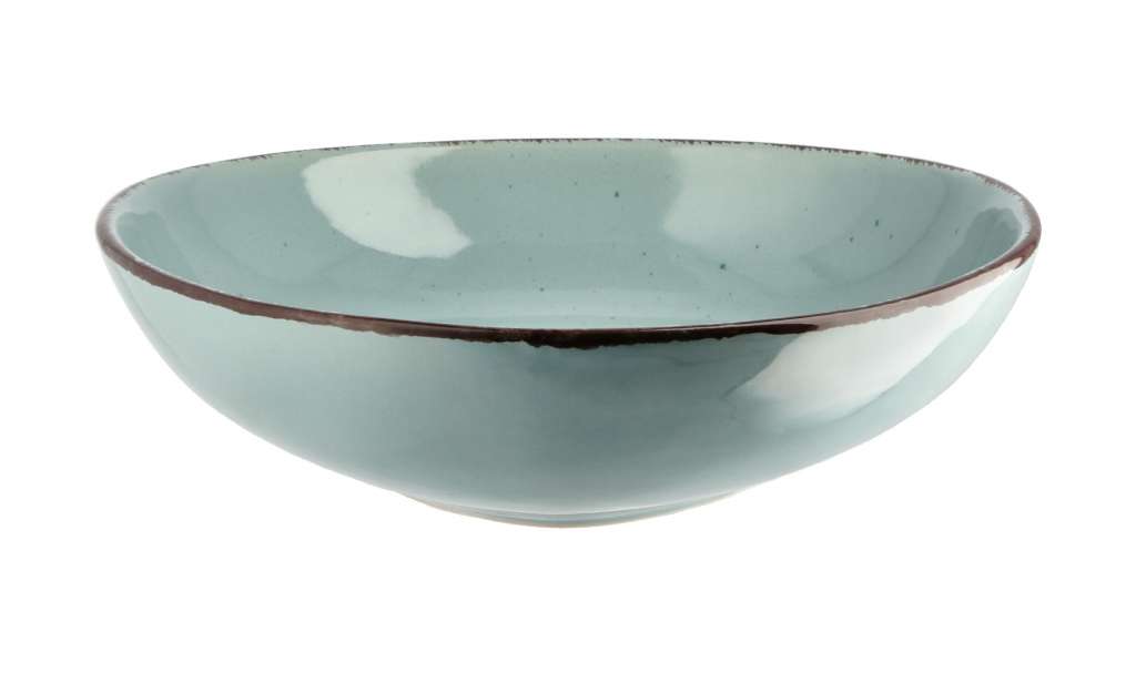 Peill+Putzler Schale, dreieckig  Siena ¦ türkis/petrol ¦ Steinzeug ¦ Maße (cm): H: 5 Ø: [23.0] Geschirr > Schalen - Höffner