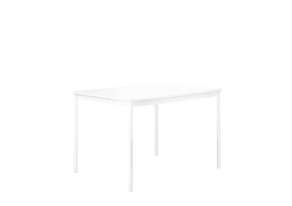 Muuto - Base Tisch rechteckig - weiß Laminate - indoor