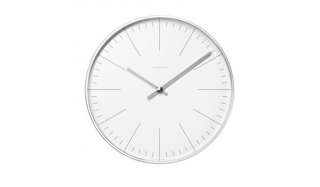 Klein & More - max bill Funk-Wanduhr - Striche - groß - indoor
