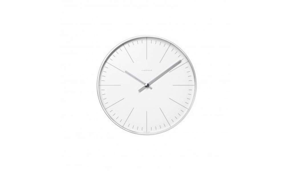 Klein & More - max bill Funk-Wanduhr - Striche - klein - indoor