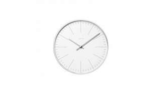 Klein & More - max bill Funk-Wanduhr - Striche - klein - indoor