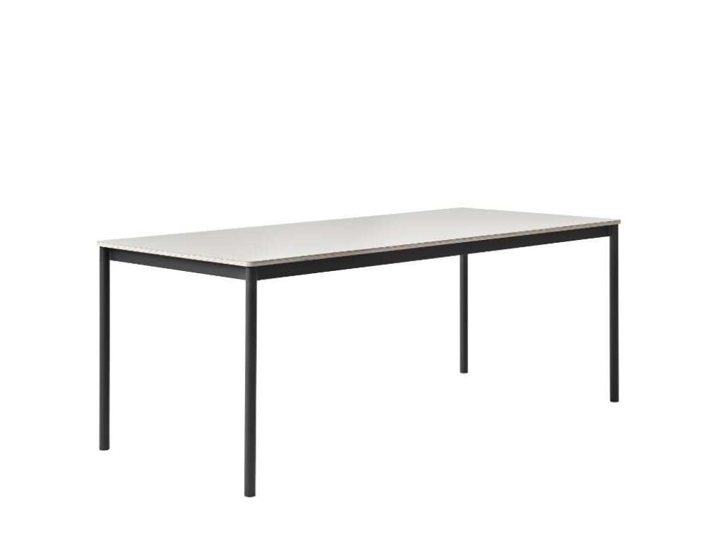 Muuto - Base Tisch rechteckig - weiß Laminate - indoor