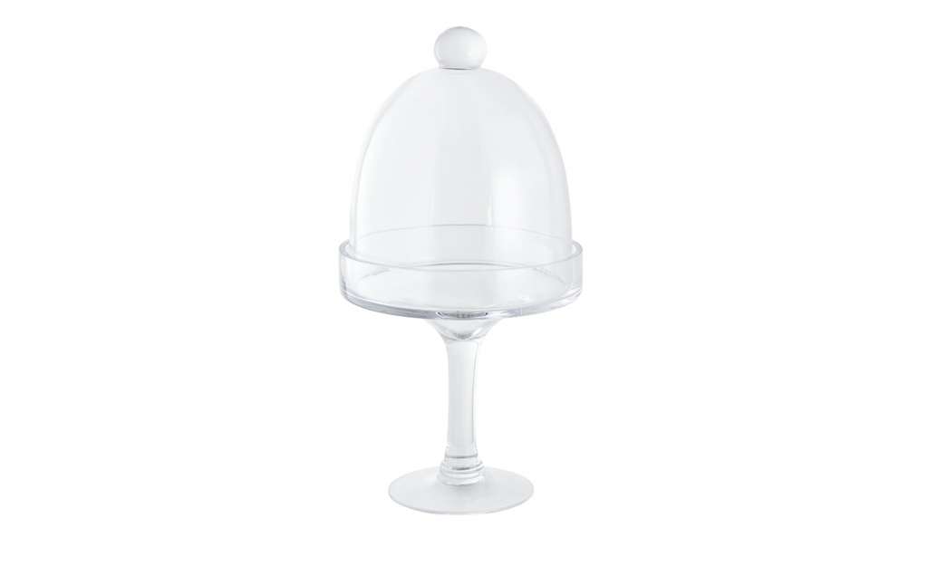 Bonboniere mit Deckel ¦ transparent/klar ¦ Glas  ¦ Maße (cm): H: 48 Ø: [24.0] Küchenzubehör & Helfer > Vorratsbehälter - Höffner