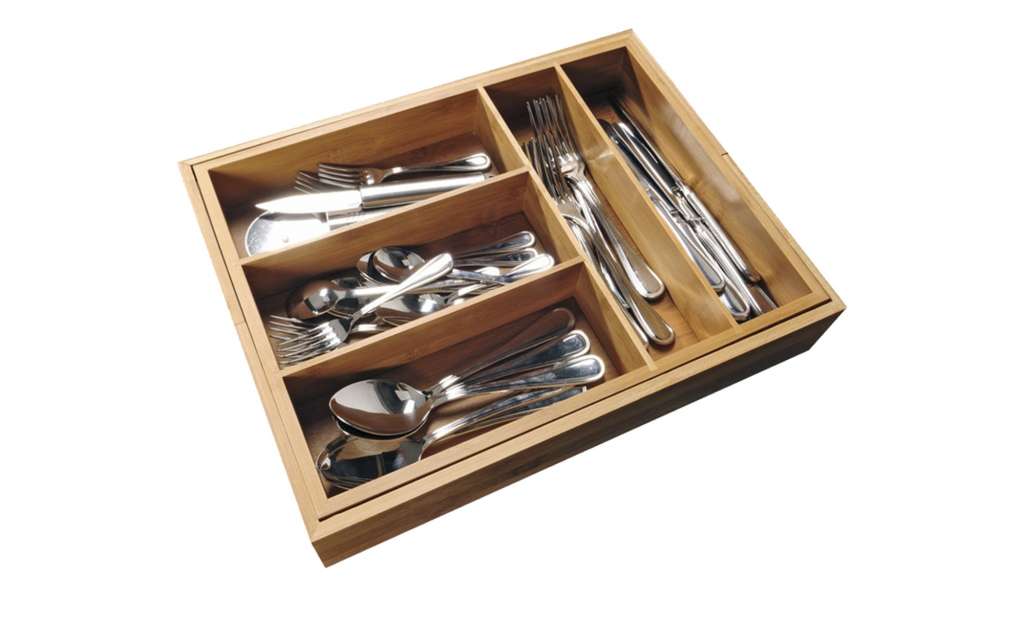 KHG Besteckkasten ¦ holzfarben ¦ Bambus ¦ Maße (cm): B: 40 H: 7 T: 31 Küchenzubehör & Helfer > Besteckkästen & Geschirrabtropfer - Höffner