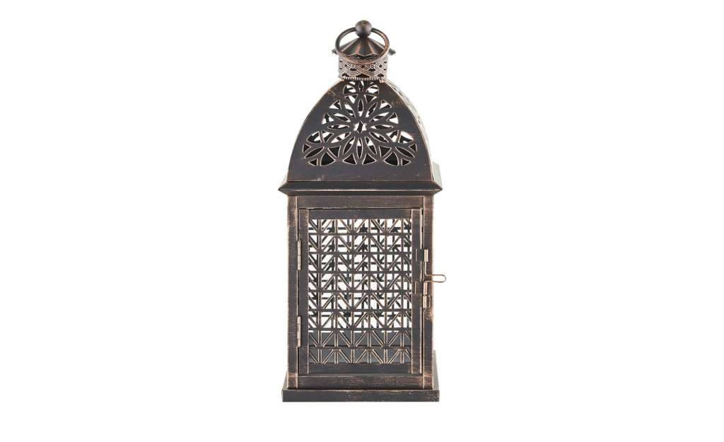 Laterne ¦ schwarz ¦ Metall, Glas  ¦ Maße (cm): B: 13,5 H: 31,5 T: 13,5 Dekoration > Laternen & Windlichter - Höffner